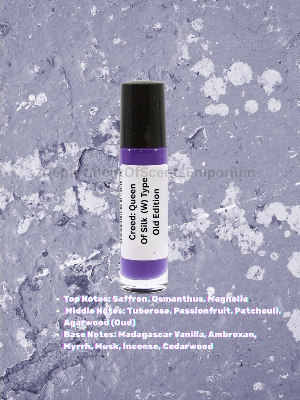 Queen Of Silk (W) Type 1/3 Oz Glass Roll-On Bottle